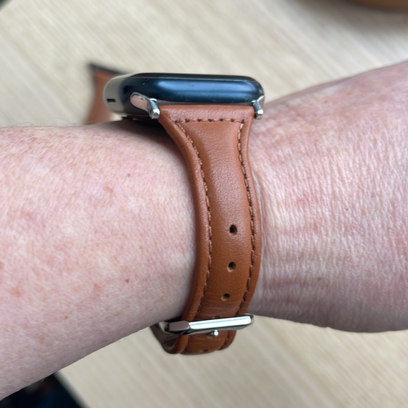 Leather watch band for Apple Watch size series 1-5 - Picture 4 of 4